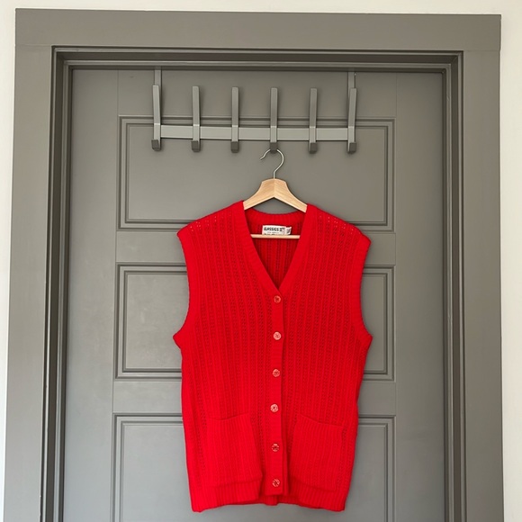 Vintage Acrylic Sweater Vest - Picture 3 of 6